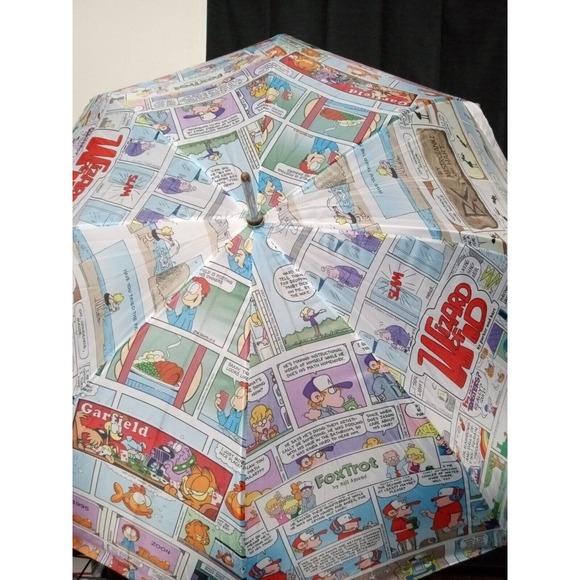 Vintage Manchester Journal Newspaper Umbrella COMIC STRIP Garfield, B.C. Foxtrot - Picture 3 of 7